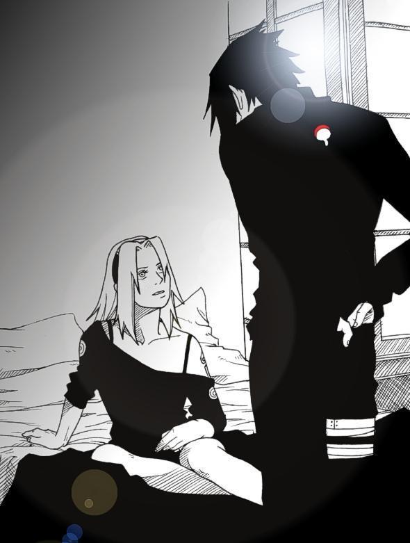 Sasuke and Sakura aka The Progidy and The Fangirl